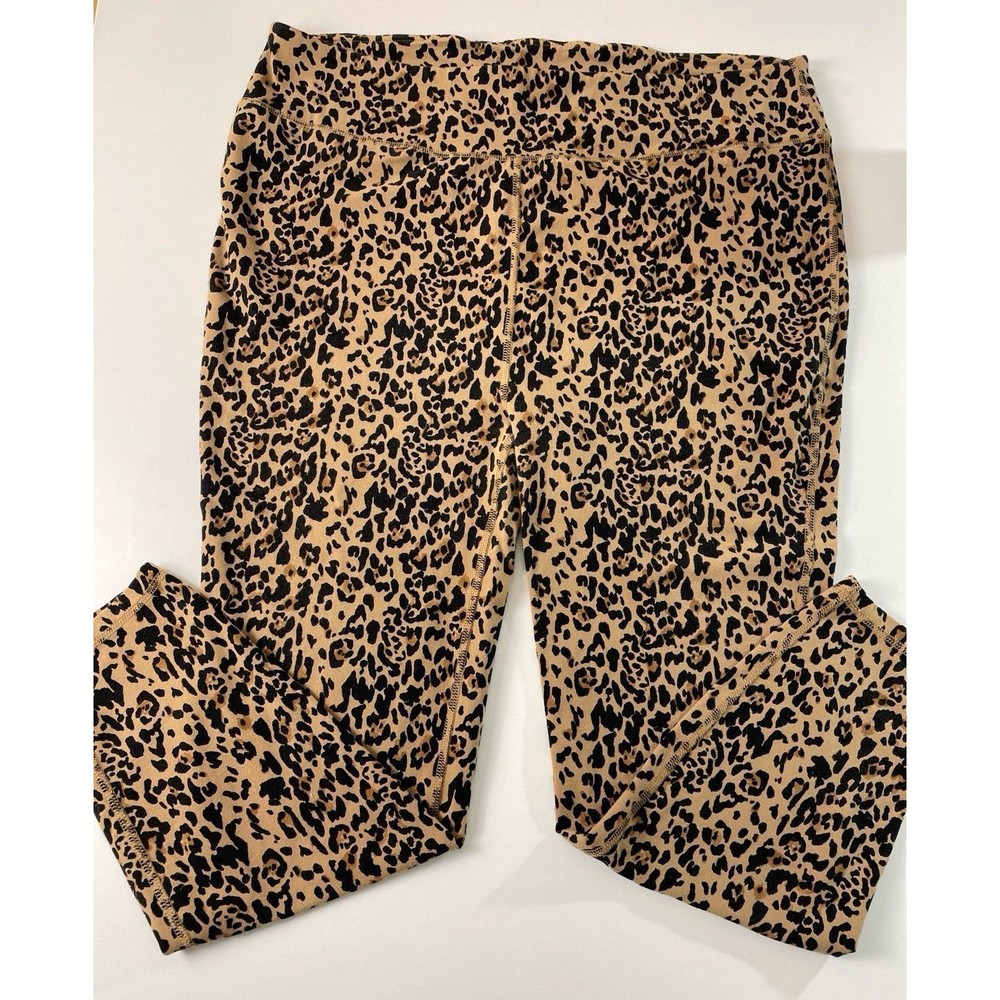 J.CREW ANIMAL PRINT LEGGINGS - SIZE 3X.